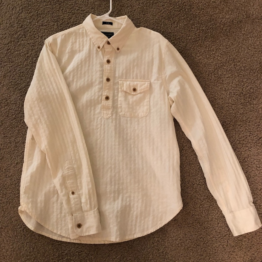 Abercrombie & Fitch rumple popover shirt